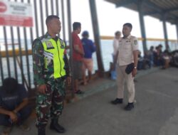 Sinergi TNI dan Satpol PP Amankan Arus Libur Lebaran