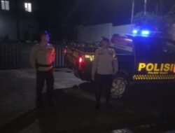 Patroli Blue Light Polsek Wawo, Jaga Harkamtibmas Tetap Aman dan Kondusif