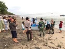 Aparat Bersatu Amankan Wisata Pantai Montong Buwuh
