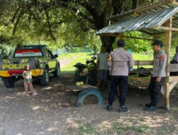 “Patroli Wisata” Polsek Tambora Jaga dan Berikan Himbauan Kamtibmas Bagi Pengunjung di DAM Nanga Na,e