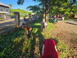 Dukung STBM di Wilayah Hukum, Polsek Sekongkang Ikut Gotong Royong bersama Forkipimcam