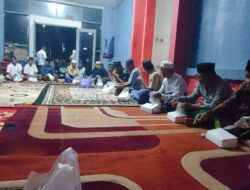 Zikir Bersama, Bhabinkamtibmas dan Camat Alas Doakan Petugas Damkar yang Gugur Saat Tugas