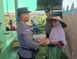 Wujud Kepedulian Polri, Polsek Sekotong Salurkan Bantuan Nutrisi Mantap bagi Warga Desa Sekotong Tengah