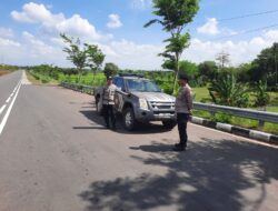 Polsek Pujut Intensifkan Patroli Siang di Baypass Tonjer, Antisipasi 3C dan Gangguan Kamtibmas