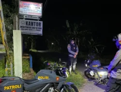 Jaga Keamanan Pemukiman, Patroli Perintis Presisi Polres Lombok Barat Sisir Wilayah Lembar
