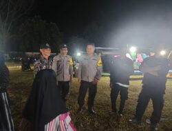 Personel Polsek Sambelia Intensifkan Pengamanan Hiburan Rakyat dan Kegiatan Masyarakat untuk Jaga Kamtibmas