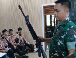 Siswa MTs Sayang Ibu Antusias Belajar Sejarah TNI