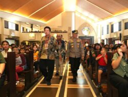 Sapa Jemaat Gereja St. Yoseph, Kapolda Sumsel Ajak Gotong Royong Jaga Kamtibmas Bumi Sriwijaya