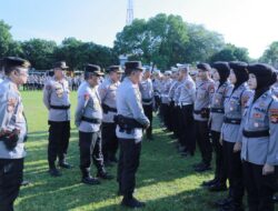 Pimpin Apel Kesiapan Kontijensi Aman Nusa I 2026, Kapolda NTB Tekankan 6 Hal Penting Kepada Personel