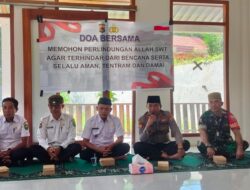 Polsek Rhee Bersama Forkopimca Gelar Doa Bersama Memohon Keselamatan dan Kamtibmas Kondusif