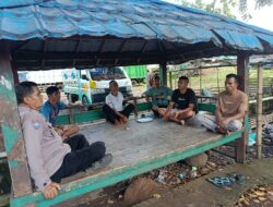 Kasat Binmas Polres Dompu Laksanakan Tatap Muka dan Himbauan Kamtibmas di Desa Manggeasi