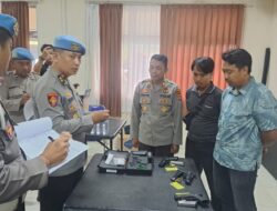 POLRES SUMBAWA BARAT MELAKSANAKAN PENGECEKAN ADMINISTRASI SENPI