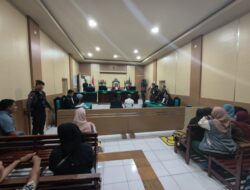 SIDANG PERKARA PEMBUNUHAN DI PENGADILAN NEGERI DOMPU BERLANGSUNG AMAN DAN KONDUSIF