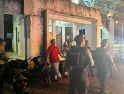UNIT PATMOR SAT SAMAPTA POLRES DOMPU INTENSIFKAN PATROLI MALAM, ANTISIPASI GANGGUAN KAMTIBMAS