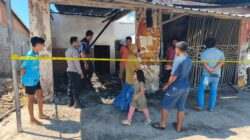 KEBAKARAN RUMAH DAN KIOS DI DESA JAMBU, POLSEK PAJO LAKUKAN PENANGANAN CEPAT