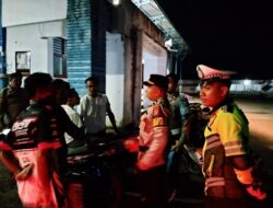 PAMAPTA I POLRES DOMPU INTENSIFKAN PATROLI MALAM, JAGA SITUASI KAMTIBMAS TETAP KONDUSIF