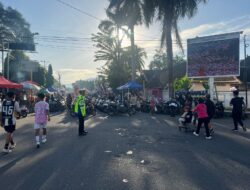 Pengamanan Car Free Day, Sat Lantas Polres Dompu Wujudkan Situasi Aman dan Lancar