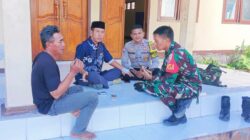 Bhabinkamtibmas Desa Tembeng Putik Jalin Silaturahmi dan Koordinasi Kamtibmas dengan Pemdes