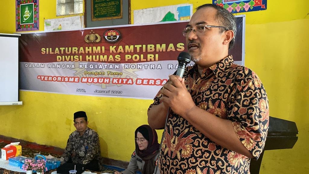 Program Kontra Radikal Divisi Humas Polri di Lombok Barat, Hadirkan Ustad Muhammad Nasir Abbas