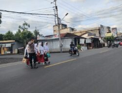 Personel Polsk Terara Lakukan Rawan Pagi Guna Kamstibcar Lantas