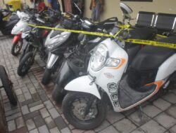 Curanmor di Mataram, Polisi Sita 10 Unit Sepeda Motor dari Penadah di Praya Lombok Tengah