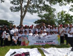 Komunitas Yoga gelar Yoga Camp dan Bakti Sosial di Wisata Alam Gunung Jae