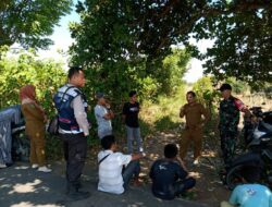 Babinsa Anyar Bersama Warga dan Sekdes, Tinjau Lokasi Pembukaan JUT