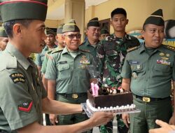 Kasdim 1606 Mataram Berikan Kejutan Pada Kapolres Mataram dan Lobar