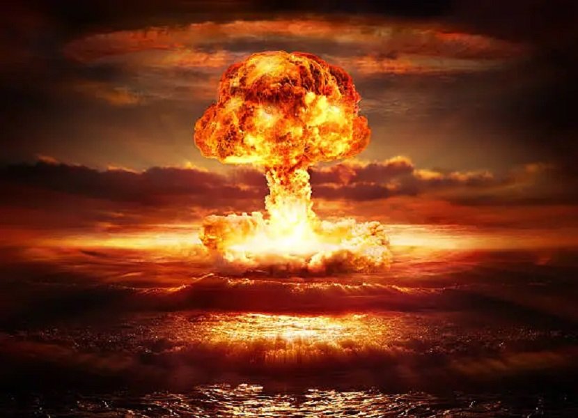 Ilustrasi dampak perang nuklir yang mengerikan