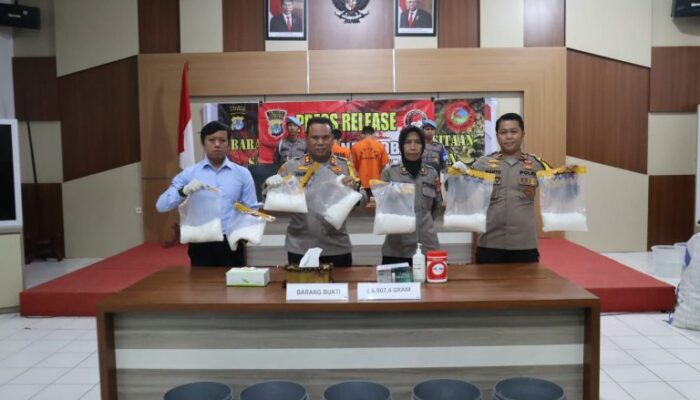 Penyelundupan Sabu 6,9 Kg di Nunukan Terbongkar, Polisi Beberkan Kronologinya