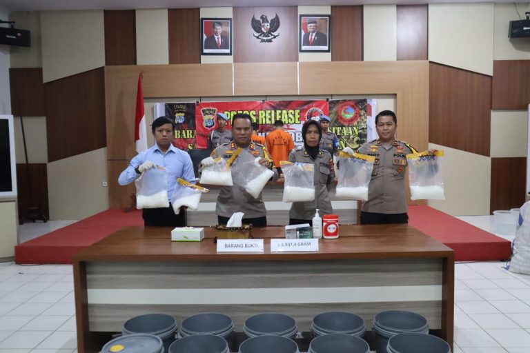 Penyeludupan Sabu 6,9 Kg di Nunukan