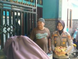 Warga Desa Gelogor Dukung Program Jumat Berkah Polsek Kediri untuk Bantu Balita Stunting