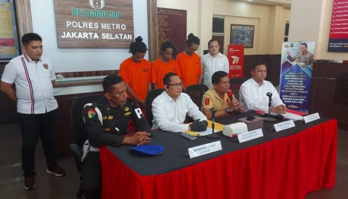 Polisi Mengamankan Pelaku Pengeroyokan Terhadap Anggota Babinsa TNI di Jakarta Selatan