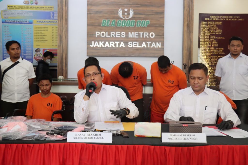 Polisi Tangkap Lima Pencuri Brankas Spesialis Jakarta Selatan