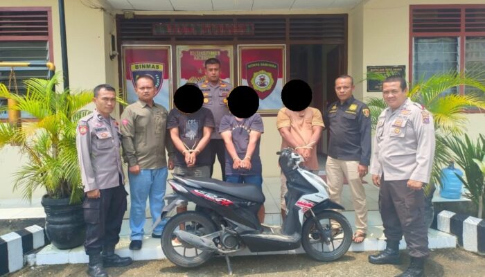 Polisi Tangkap Tiga Pria Spesialis Pelaku Penggelapan Kendaraan di Dharmasraya