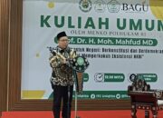 Mahfud Diganti Imam Acara Kuliah Umum Universitas Bagu Lombok