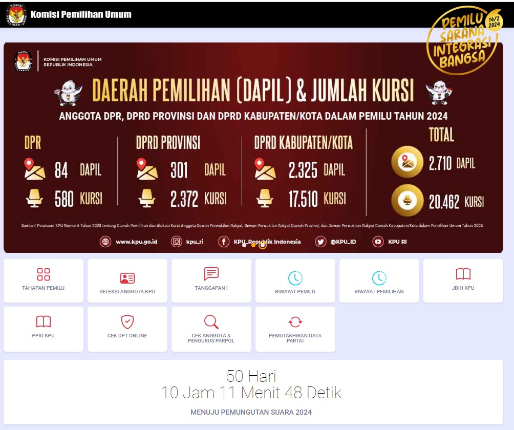 Cara Cek Daftar Pemilih Tetap Pemilu 2024 Secara Online