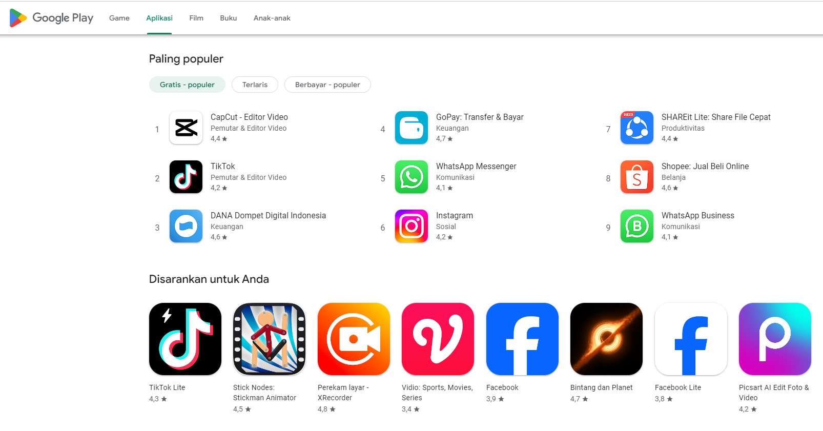 Cara Menghapus Riwayat Pencarian di Google Play Store