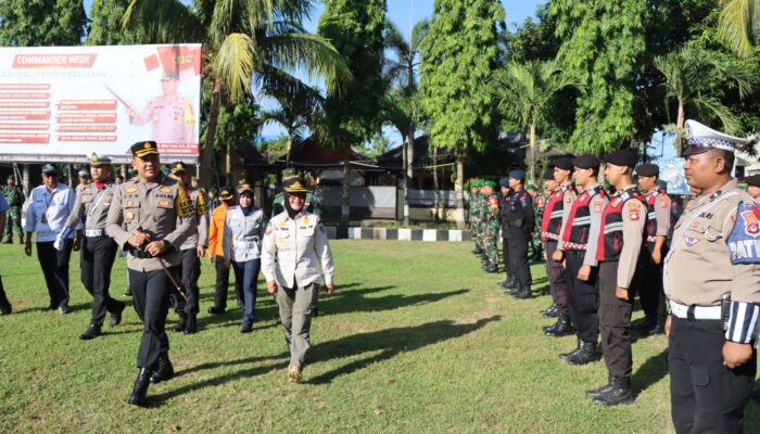 Tiga Pos Pengamanan Dibangun di Lombok Barat dalam Pengamanan Nataru