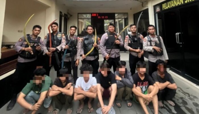 Tim Patroli Perintis Presisi Polres Metro Jakarta Barat, Ringkus Tujuh Remaja yang Akan Melakukan Aksi Tawuran
