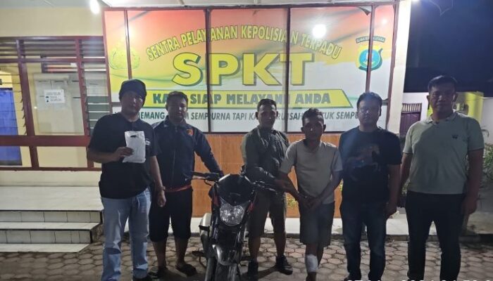 Tim Reserse Kriminal Polsek Binjai Berhasil Meringkus Pelaku Curanmor