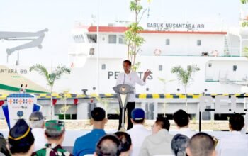 Pelabuhan Wani dan Pantoloan Diresmikan Presiden Jokowi