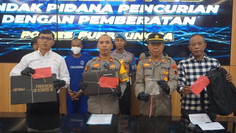 Pengamen di Purbalingga Nekat Bobol Koperasi, Terancam 7 Tahun Penjara