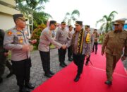 Sambut Kedatangan Kapolri Kapolres Lombok Utara Dampingi Kapolda NTB*