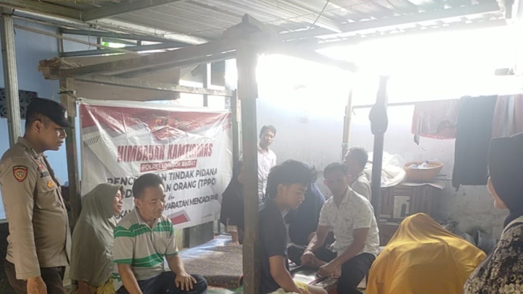 Polsek Labuapi Gelar Sosialisasi Cegah Tindak Pidana Perdagangan Orang