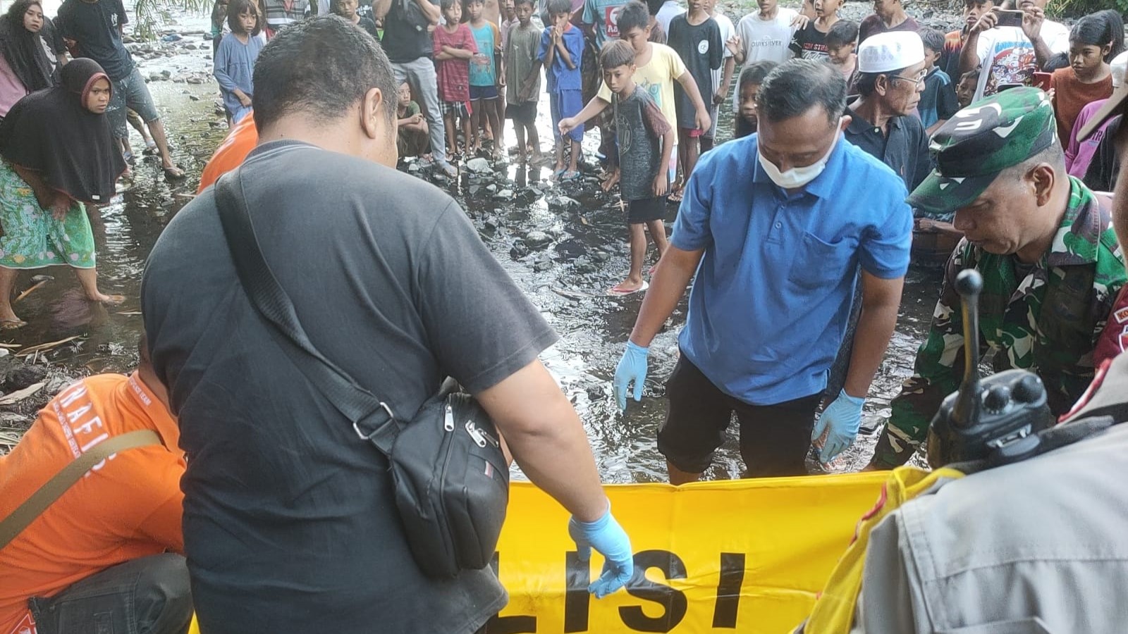 Pria Lansia Ditemukan Meninggal di Sungai Babak Gerung