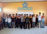 Police go to School, Bhabinkamtibmas Polsek Woha Sambangi SMKN 1 Woha ini Pesannya