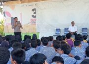 Lagi, Satuan Binmas Polres Sumbawa Berikan Penyuluhan Kamtibmas Kepada Pelajar SMPN 1 Moyo Utara