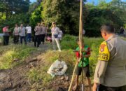 Kapolres Bima AKBP Eko Sutomo S.I.K.,M.I.K., Tinjau Lokasi Pengeboran Air di Mapolsek Tambora