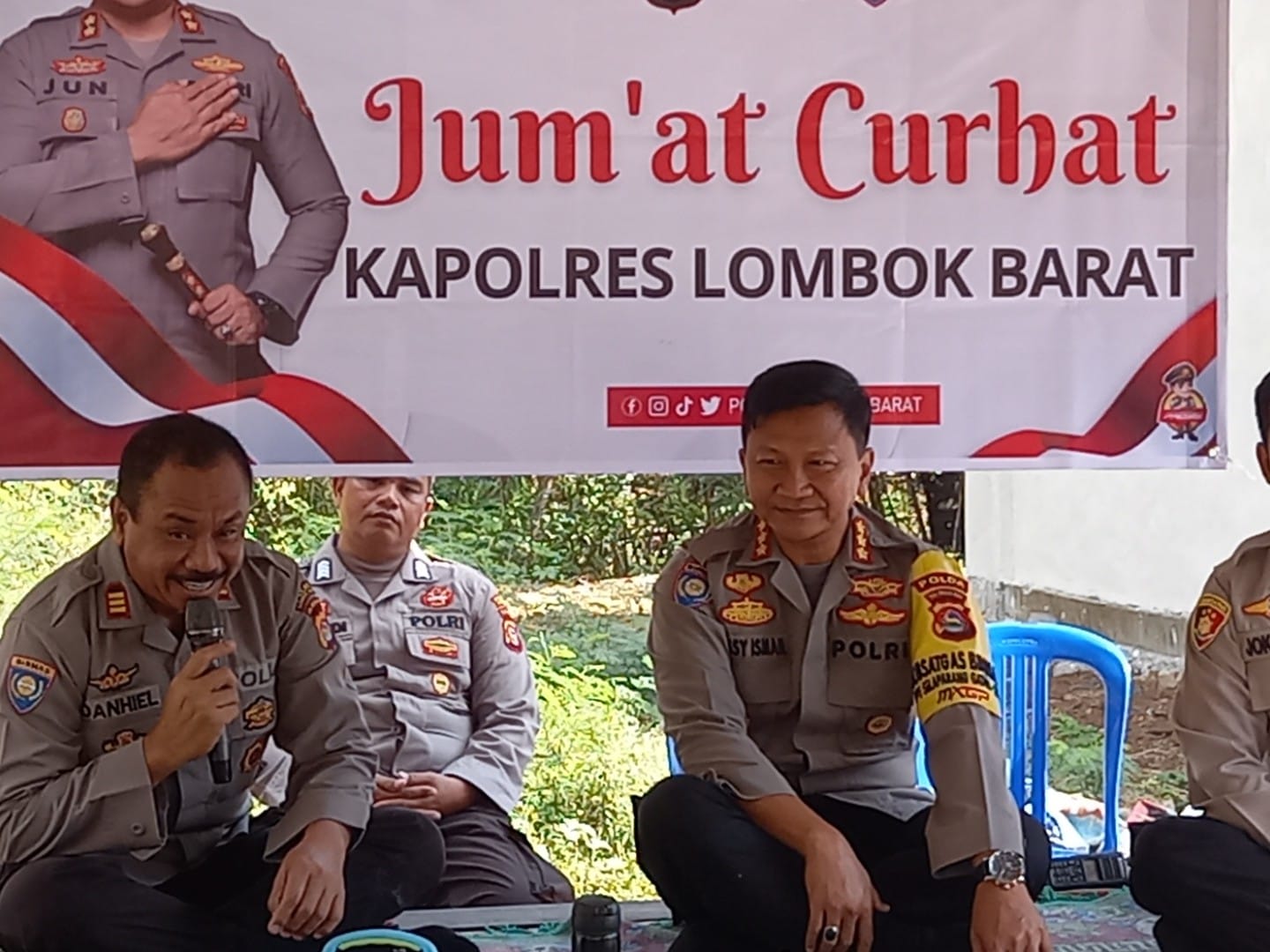 Jumat Curhat di Lombok Barat